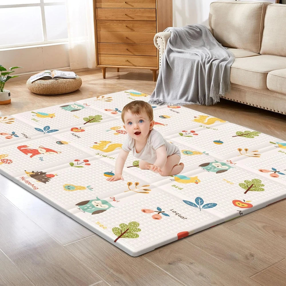 XVISHX Beige Play Mat