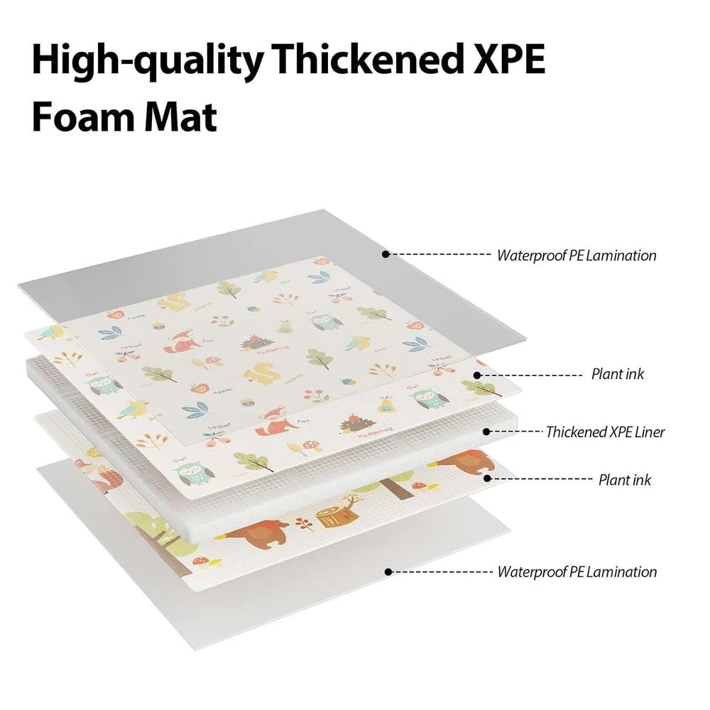 XVISHX Beige Play Mat