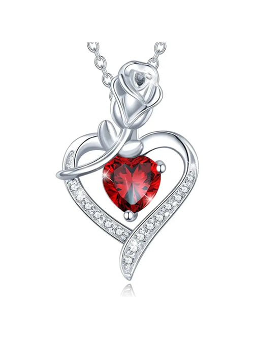Elegant Heart Pendant Necklace