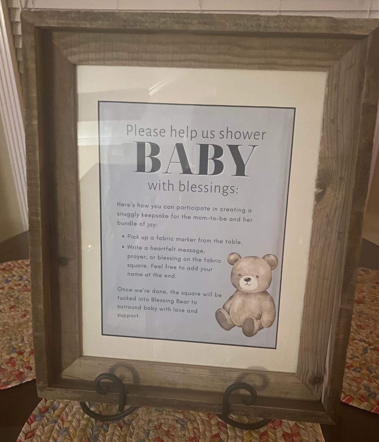 Baby Shower Sign